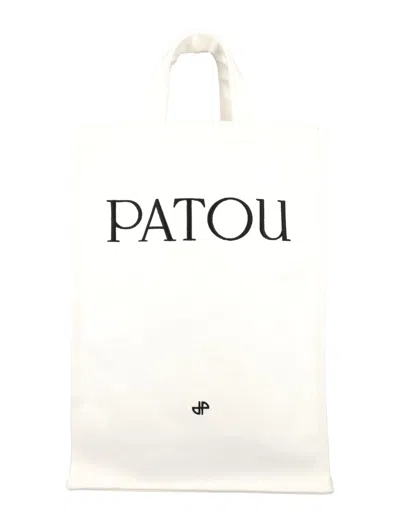 Shop Patou Vertical Tote In White