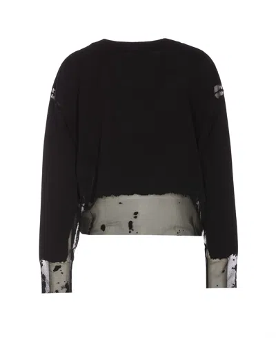 Shop Roberto Collina V Sweater In Black