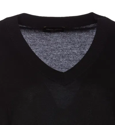 Shop Roberto Collina V Sweater In Black