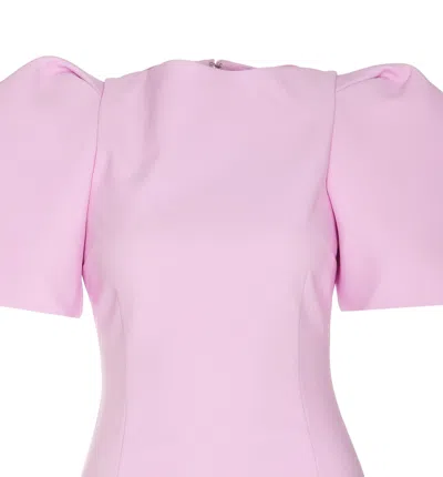 Shop Solace London Lora Midi Dress In Pink