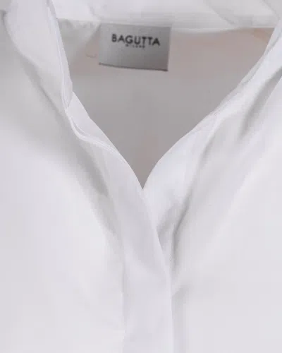 Shop Bagutta Shirts White