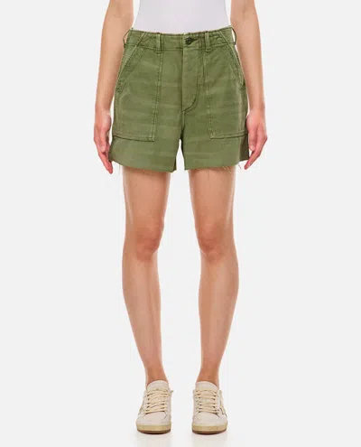 Shop Polo Ralph Lauren Ricky Sht-n/a-flat Front In Green