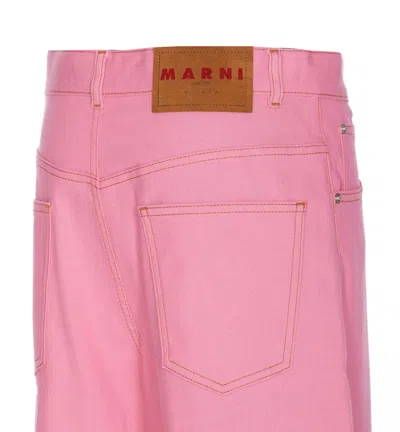Shop Marni Pants In Pink