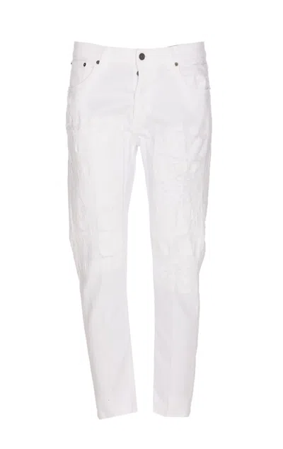 Shop Dondup Dian Jeans In White