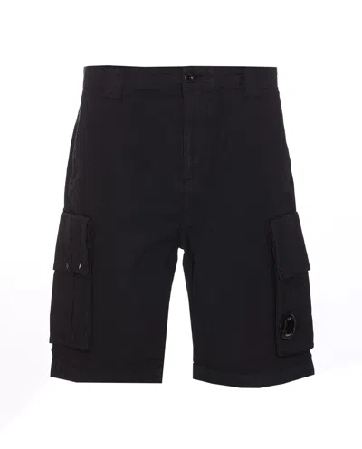 Shop C.p. Company Cargo Shorts In Blue