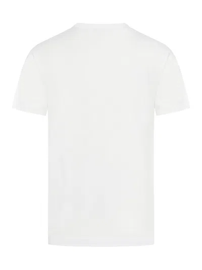 Shop Comme Des Garçons Play Play T-shirt Red Heart In White