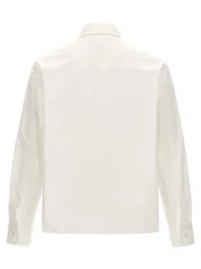 Shop Jil Sander Jewel Detail Shirt In White