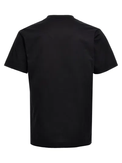 Shop Burberry Logo Embroidery T-shirt In Black