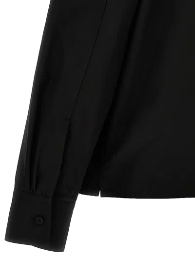 Shop Jil Sander Jewel Detail Shirt In Black