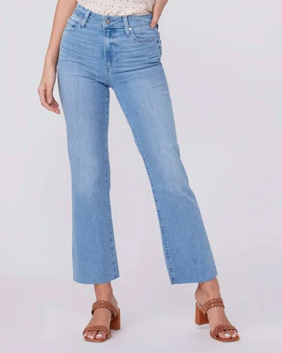 Paige Vintage Colette Raw Hem Straight Jean In Multi