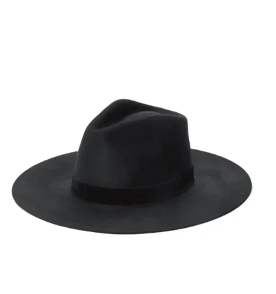 Shop Janessa Leone Korin Hat In Black