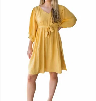 Shop Molly Bracken Flower Field Dress In Yellow