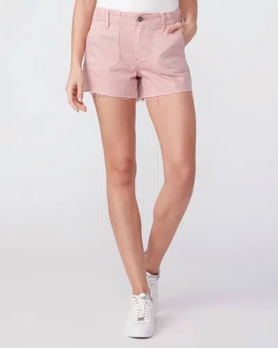 Shop Paige Mayslie Utility Short In Vintage Pink Blush In Multi