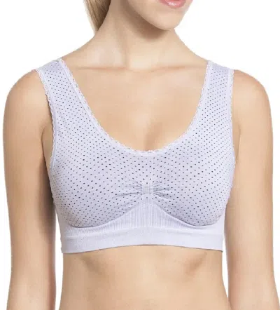 Shop Anita Seamless Maternity Bustier In Silver Grey In White