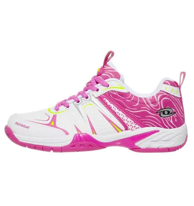 Shop Acacia Women's Dinkshot 2.0 Pickleball Shoes In White/pink