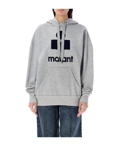 Shop Isabel Marant Mansel Sweatshirt In Grey/midnight In Multi