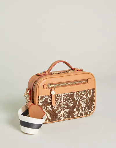 Shop Spartina 449 Women's Ellie Crossbody Bag In 1859 Lighthouse In Pink
