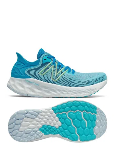 Shop New Balance Women's 1080 V11 Running Shoes In Virtual Sky In Blue
