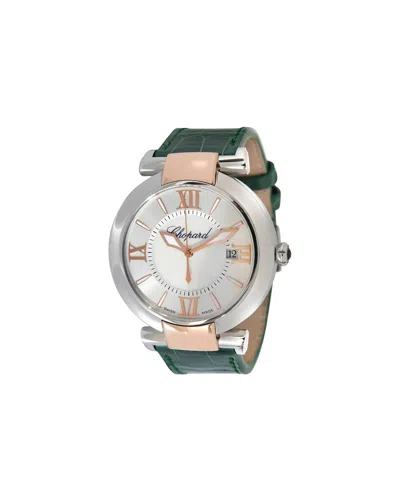 Shop Chopard Imperiale 388531-6001 Men's Watch In 18kt Stainless Steel/rose Gold In Silver