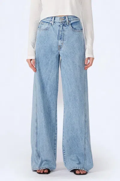 Shop Slvrlake Eva Twisted Seam Jean In Time To Go In Blue