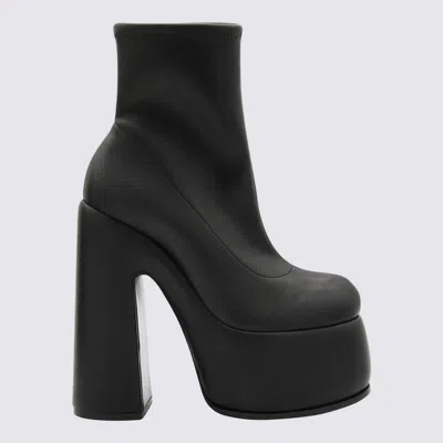 Shop Casadei Black Leather Boots