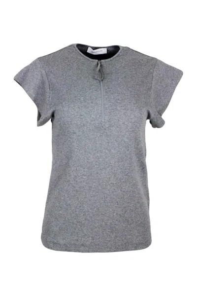 Shop Fabiana Filippi T-shirts And Polos In Grey