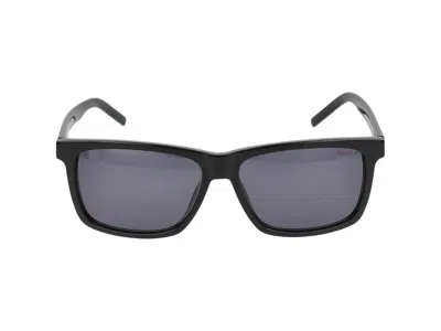 Shop Hugo Boss Sunglasses In Black Red