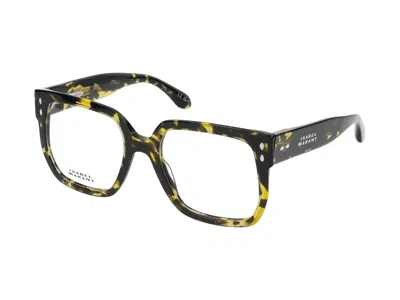 Shop Isabel Marant Eyeglasses In Yellow Havana