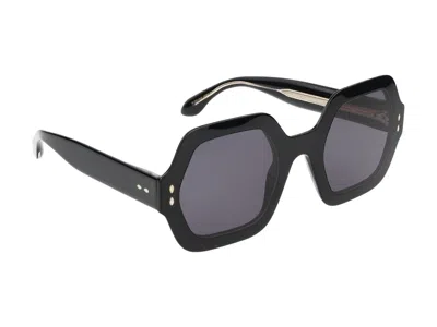 Shop Isabel Marant Sunglasses In Black Gold