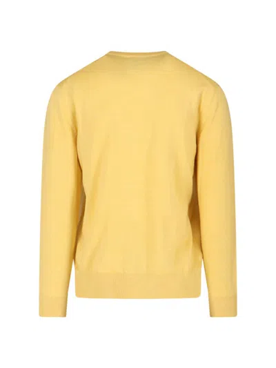 Shop Maison Kitsuné Maison Kitsune' Sweaters In Yellow