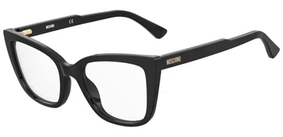 Shop Moschino Eyeglasses In Black