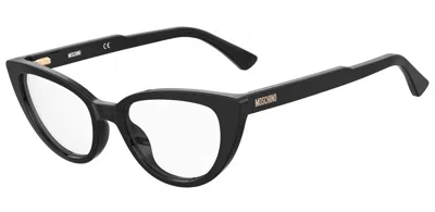 Shop Moschino Eyeglasses In Black