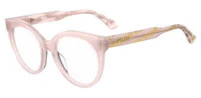 Shop Moschino Eyeglasses In Pink