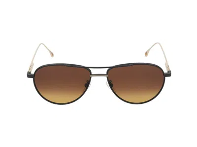 Shop Paul Smith Sunglasses In Matt Black/shiny Gold
