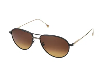 Shop Paul Smith Sunglasses In Matt Black/shiny Gold