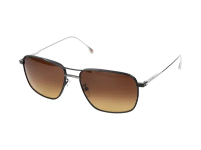 Shop Paul Smith Sunglasses In Matte Black/shiney Silver