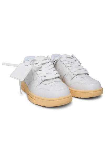 Shop Off-white 'out Of Office' White Leather Sneakers