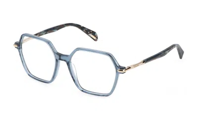 Shop Police Eyeglasses In Light Blue Transparent