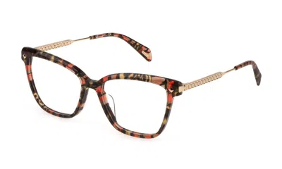 Shop Police Eyeglasses In Havana Orange Glossy