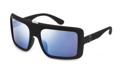 Shop Police Sunglasses In Semi-matt Black
