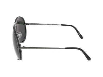 Shop Porsche Design Sunglasses In Grey Mat