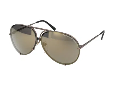 Shop Porsche Design Sunglasses In Copper