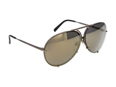 Shop Porsche Design Sunglasses In Copper