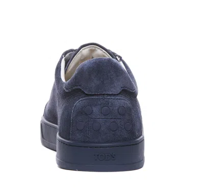 Shop Tod's Sneakers In Blue