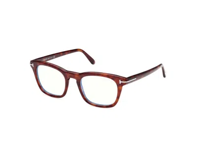 Shop Tom Ford Eyeglasses In Red Havana