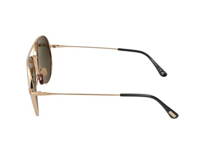 Shop Tom Ford Sunglasses In Polished Rosé Gold/smoke