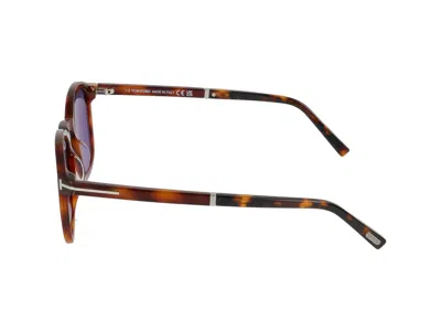 Shop Tom Ford Sunglasses In Havana Blonde/blue