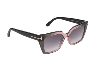 Shop Tom Ford Sunglasses In Grey/smoke Grad