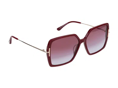 Shop Tom Ford Sunglasses In Bordeaux Luc/ Mirrored