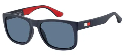 Shop Tommy Hilfiger Sunglasses In Blue Red